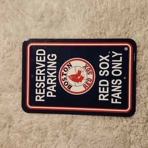 Red Sox Parking Sign